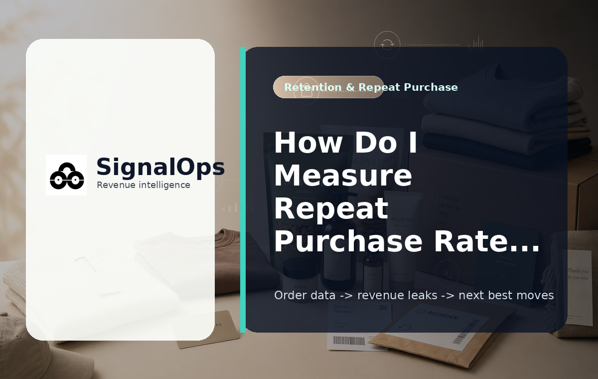 How Do I Measure Repeat Purchase Rate Year Over Year? visual