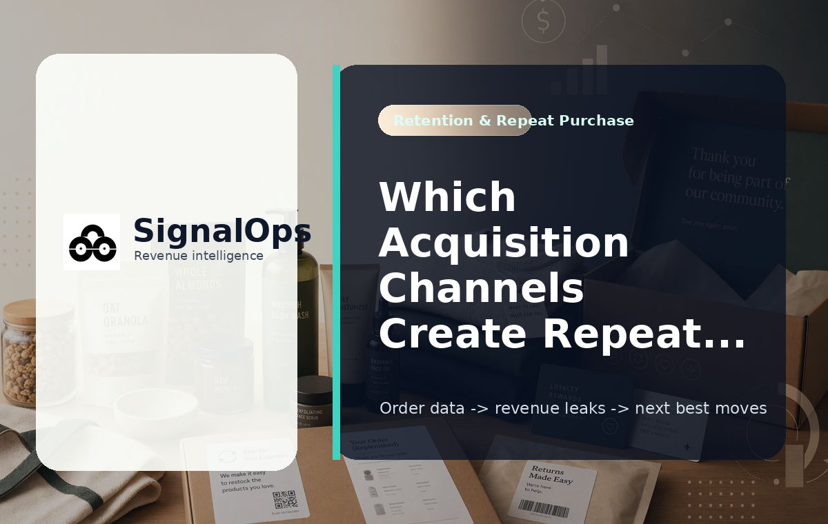 Which Acquisition Channels Create Repeat Customers? visual