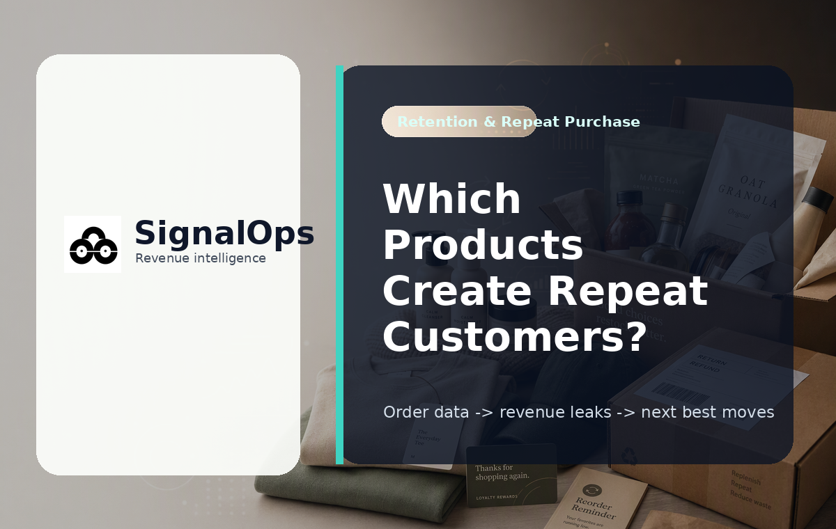 Which Products Create Repeat Customers? visual