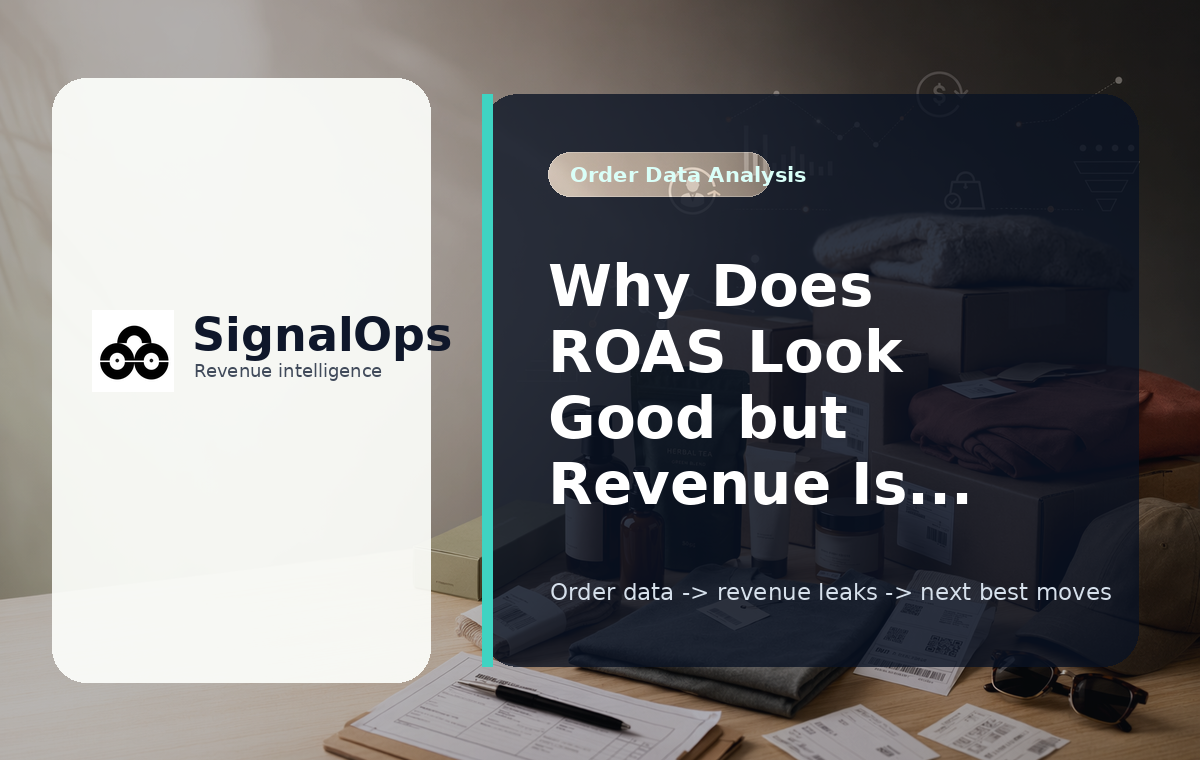 Why Does ROAS Look Good but Revenue Is Down? visual